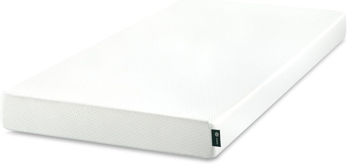 ZINUS 5 Inch Green Tea Memory Foam Mattress [New Version], Twin, Fiberglass free, Medium Firm Feel, Zoned Pressure Relief, Certified Safe Foams & Fabric, Mattress in A Box