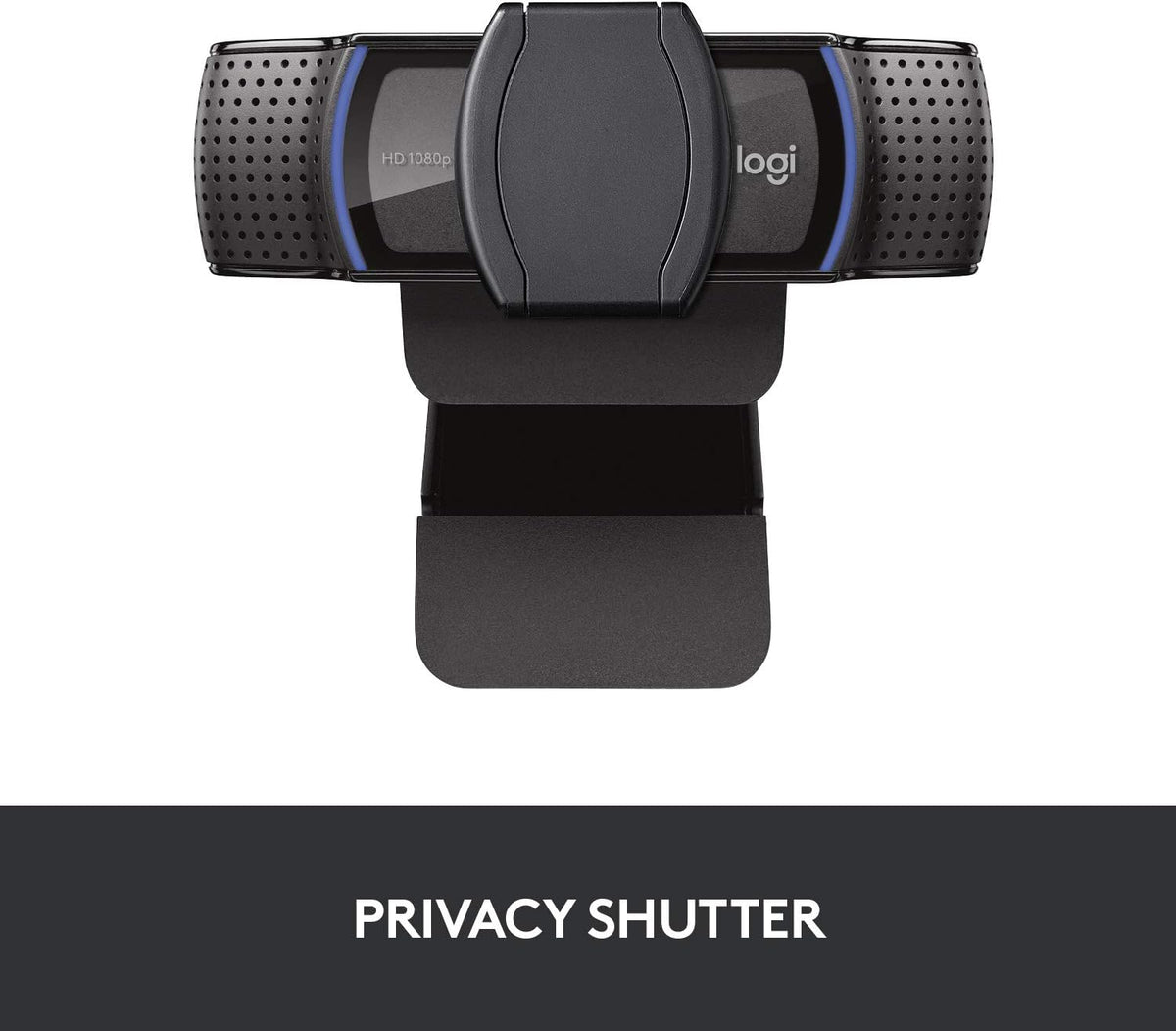 Logitech C920S HD Pro Webcam, Full HD 1080p/30fps Video Calling, Clear Stereo Audio, Light Correction, Privacy Shutter, Works with Skype, Zoom, FaceTime, Hangouts, PC/Mac/Laptop/Tablet/XBox - Black