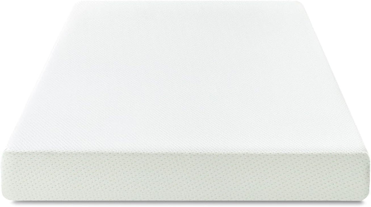 ZINUS 5 Inch Green Tea Memory Foam Mattress [New Version], Twin, Fiberglass free, Medium Firm Feel, Zoned Pressure Relief, Certified Safe Foams & Fabric, Mattress in A Box