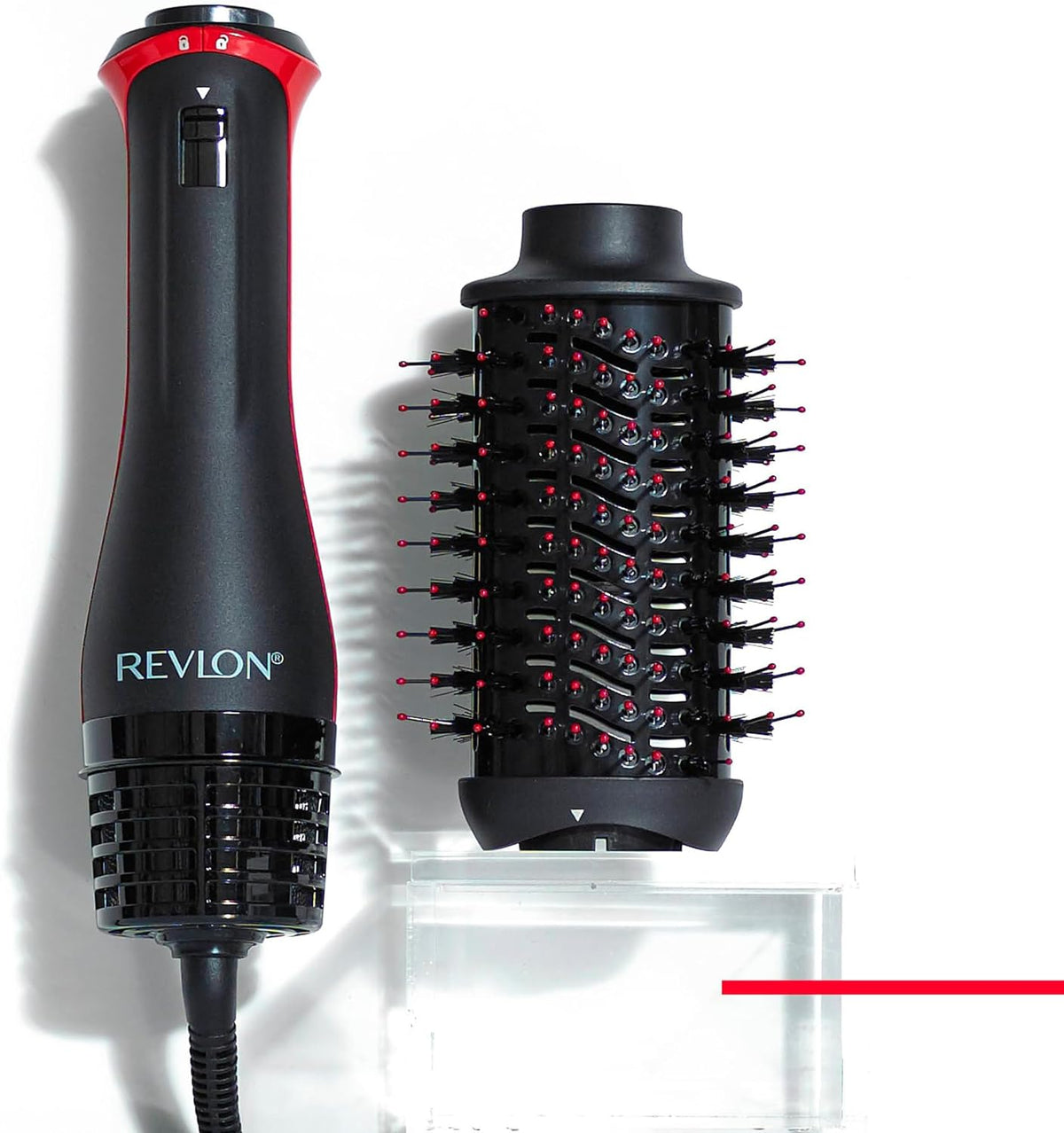 REVLON One-Step Volumizer Hair Dryer and Styler | Now with Improved Motor, Less Frizz, More Shine and Less Heat Damage for Salon-Style Blowouts | Amazon Exclusive (Black)