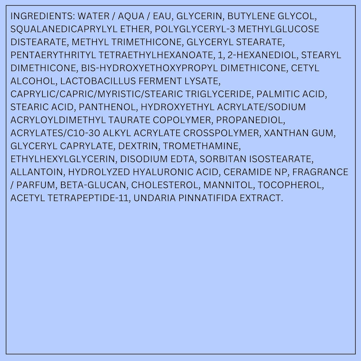 LANEIGE Water Bank Blue Hyaluronic Moisturizer: Barrier-Boosting Hydration, Squalane, Ceramide, Dermatologist-tested